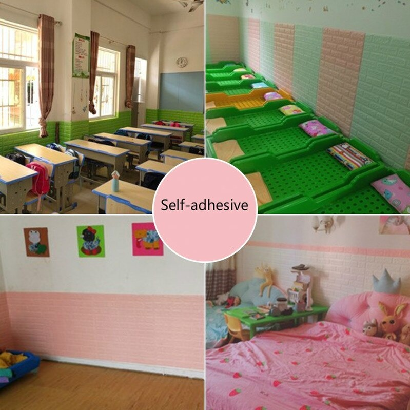 Giấy Dán Tường Họa Tiết Gạch 3d Mẫu Mới 2021