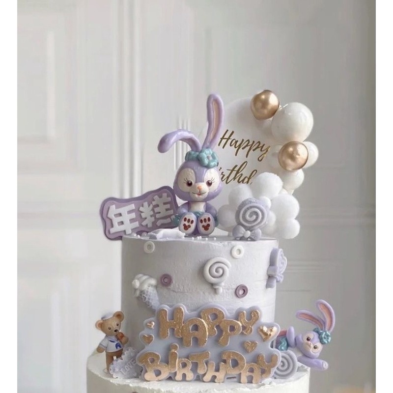 Topper Trang Trí Bánh Kem Hình Nhân Vật Hoạt Hình Disney