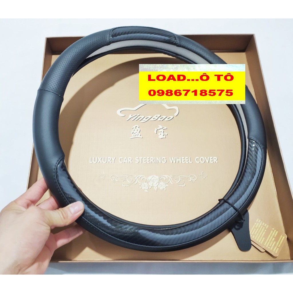 Bọc Vô Lăng Mazda 6 Vân Carbon cao Cấp
