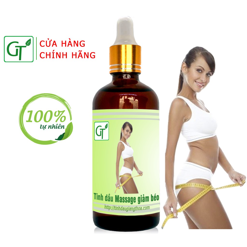 Tinh Dầu Massage Body Giảm Béo GT Chai 100ml - 100% Thiên Nhiên, Hiệu Quả Nhanh, Mềm Mịn Da