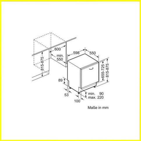 Máy rửa bát âm tủ Bosch HMH.SMV46MX03E - Seri 4  , dung tích rửa 14 bộ chén bát ( Xuất sứ Đức - Cam Kết Chính Hãng ).