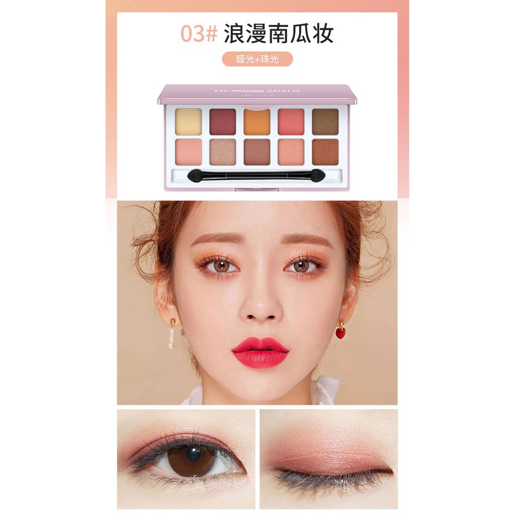 Bảng phấn mắt Lameila 12 màu sắc cổ điển