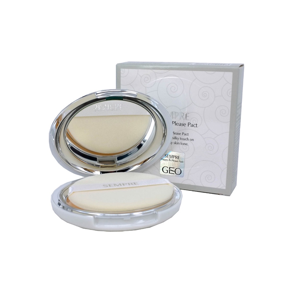 Phấn Phủ GEO SEMPRE Happy &amp; Please Pact 22g