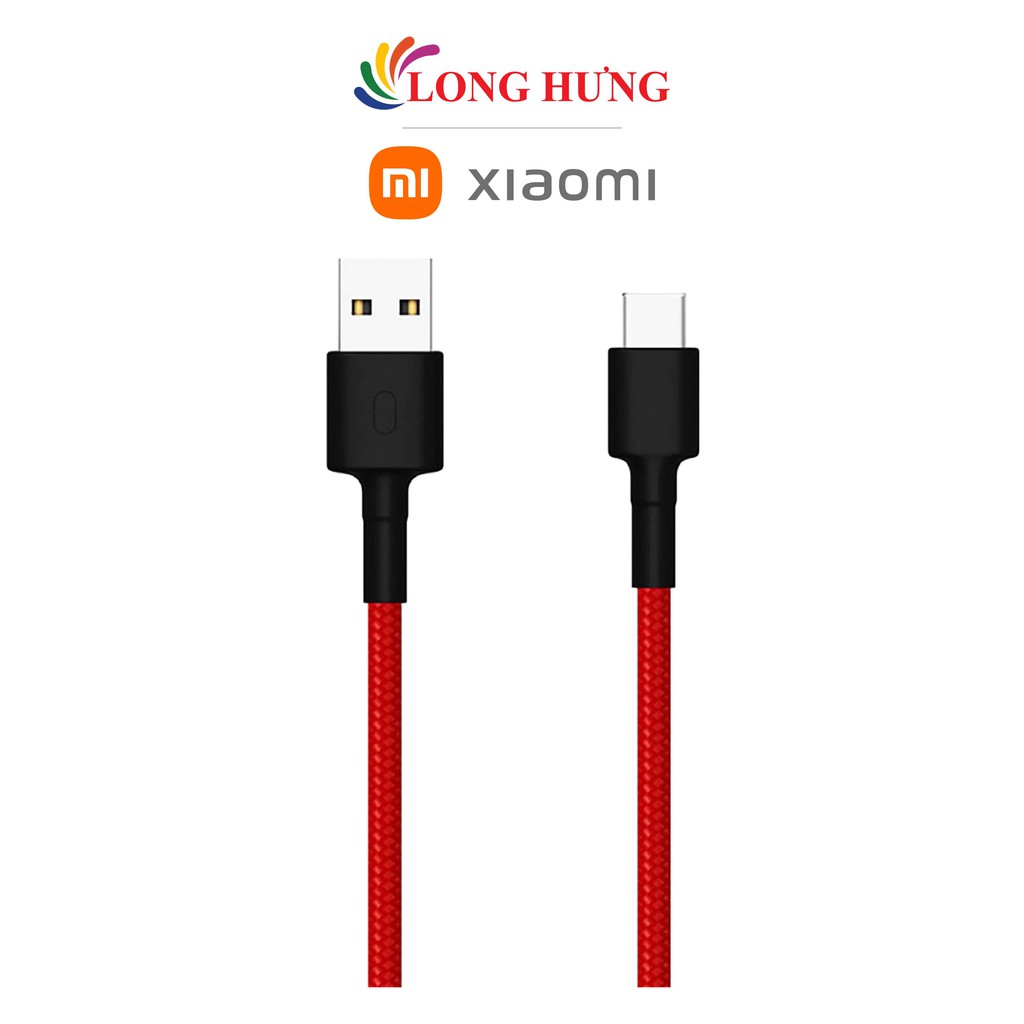 Cáp USB Type-C Xiaomi Mi Type-C Braided Cable 1m SJV4110GL SJX10ZM - Hàng chính hãng