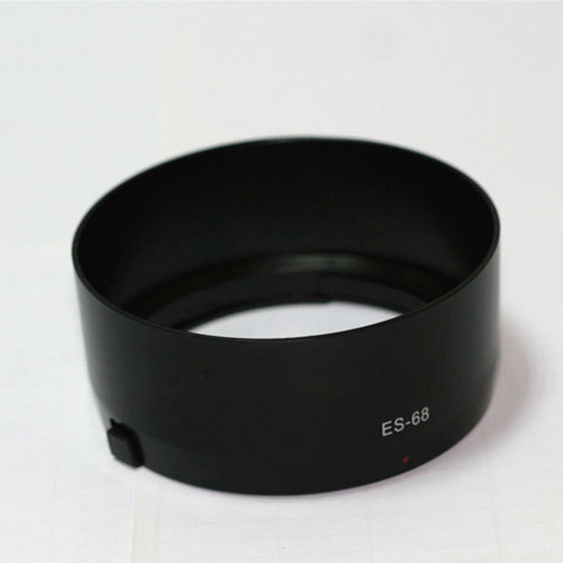 Loa che nắng màu đen ES-68 chuyên dụng dành cho máy ảnh Canon EF 50mm F/1.8 STM