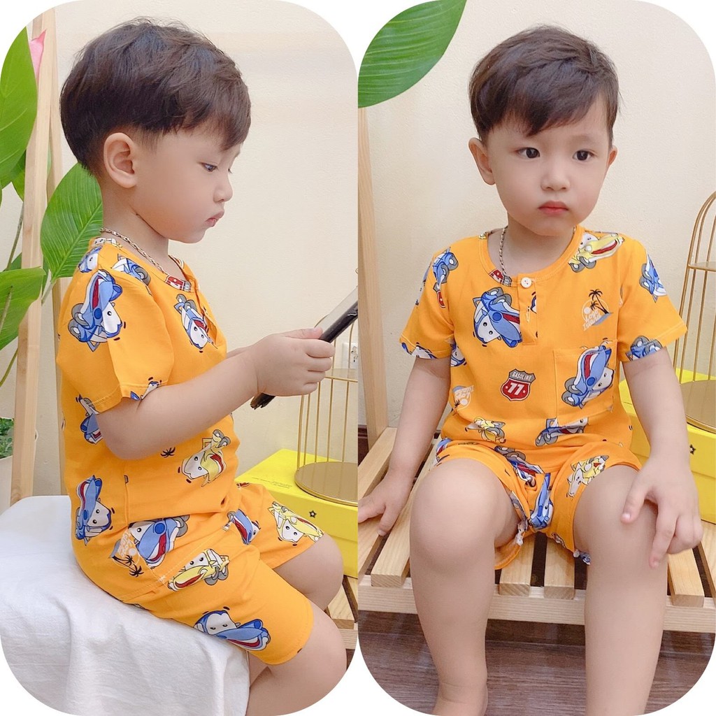 Bộ Lanh Bé Trai Size 1 - 6 Tuổi - Màu Lấy Ngẫu Nhiên