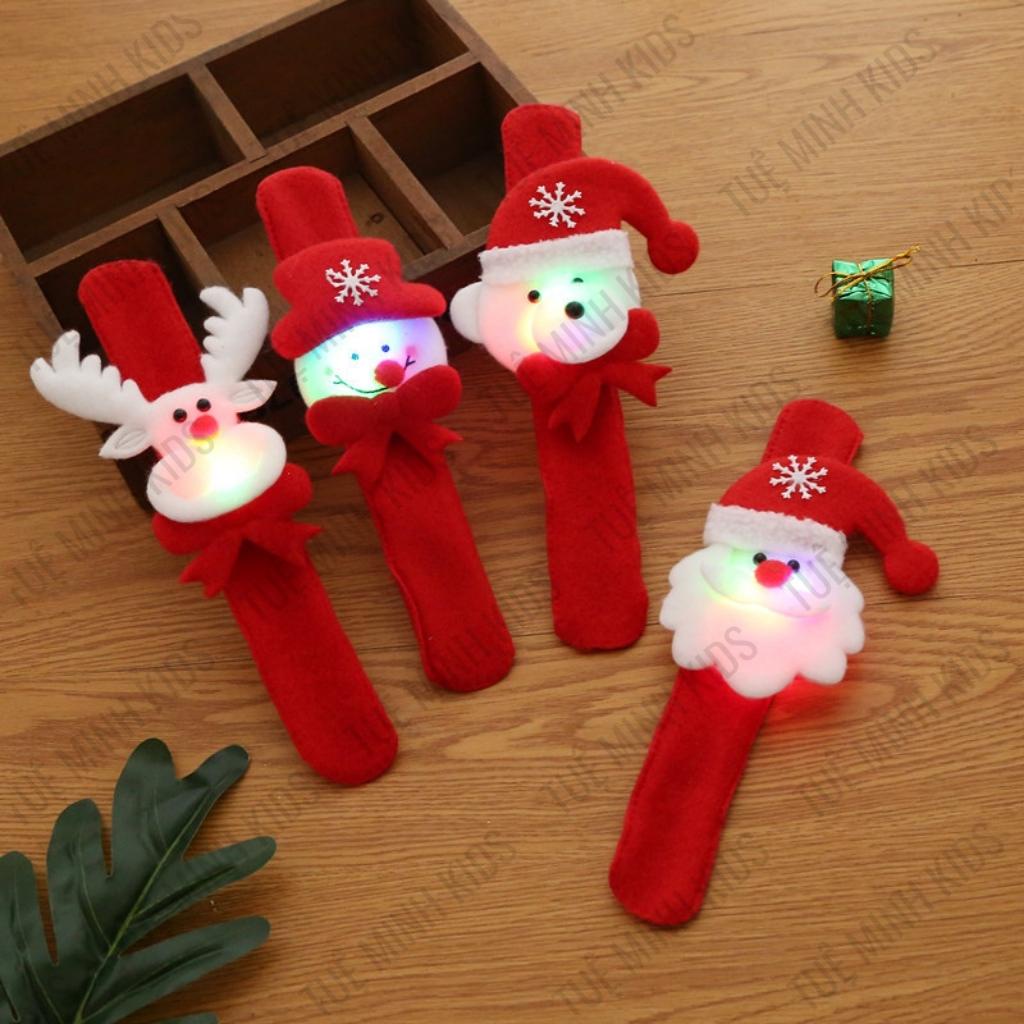 Đồ Chơi Noel Vòng Tay Giáng Sinh Có Đèn Mẫu Ông Già Noel Siêu Xinh Cho Bé Trai Bé Gái Tuệ Minh Kid's