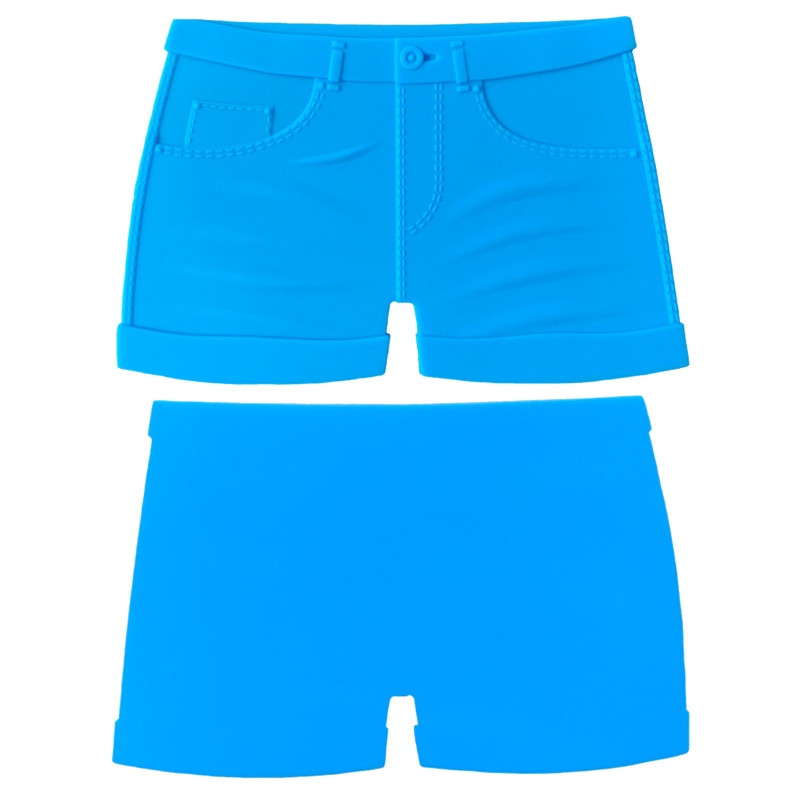 Tấm Lót Bàn Ăn Bằng Silicon Cách Nhiệt Chống Bỏng Họa Tiết Hoạt Hình Quần Jean xiangbao