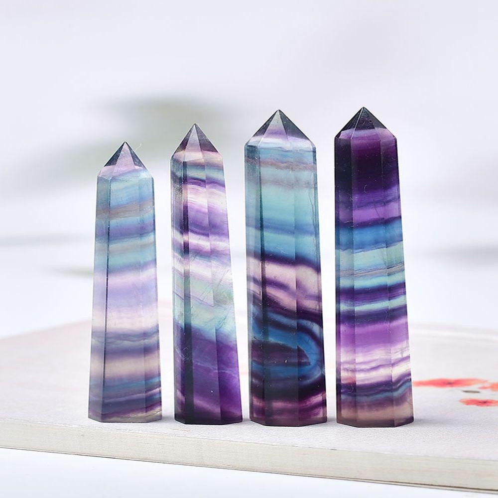 Đá Fluorite Lục Giác Tự Nhiên 4-7CM