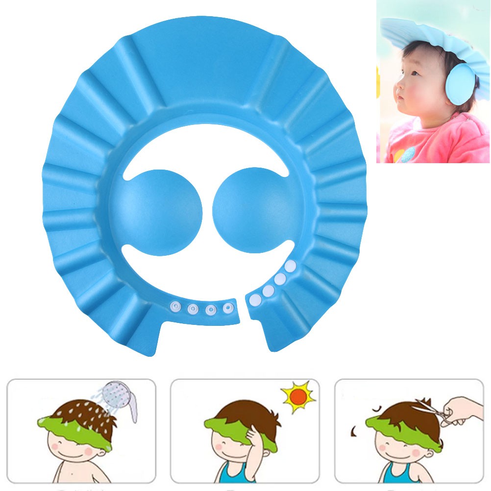 Mũ gội đầu chắn nước điều chỉnh kích thước cho trẻ em