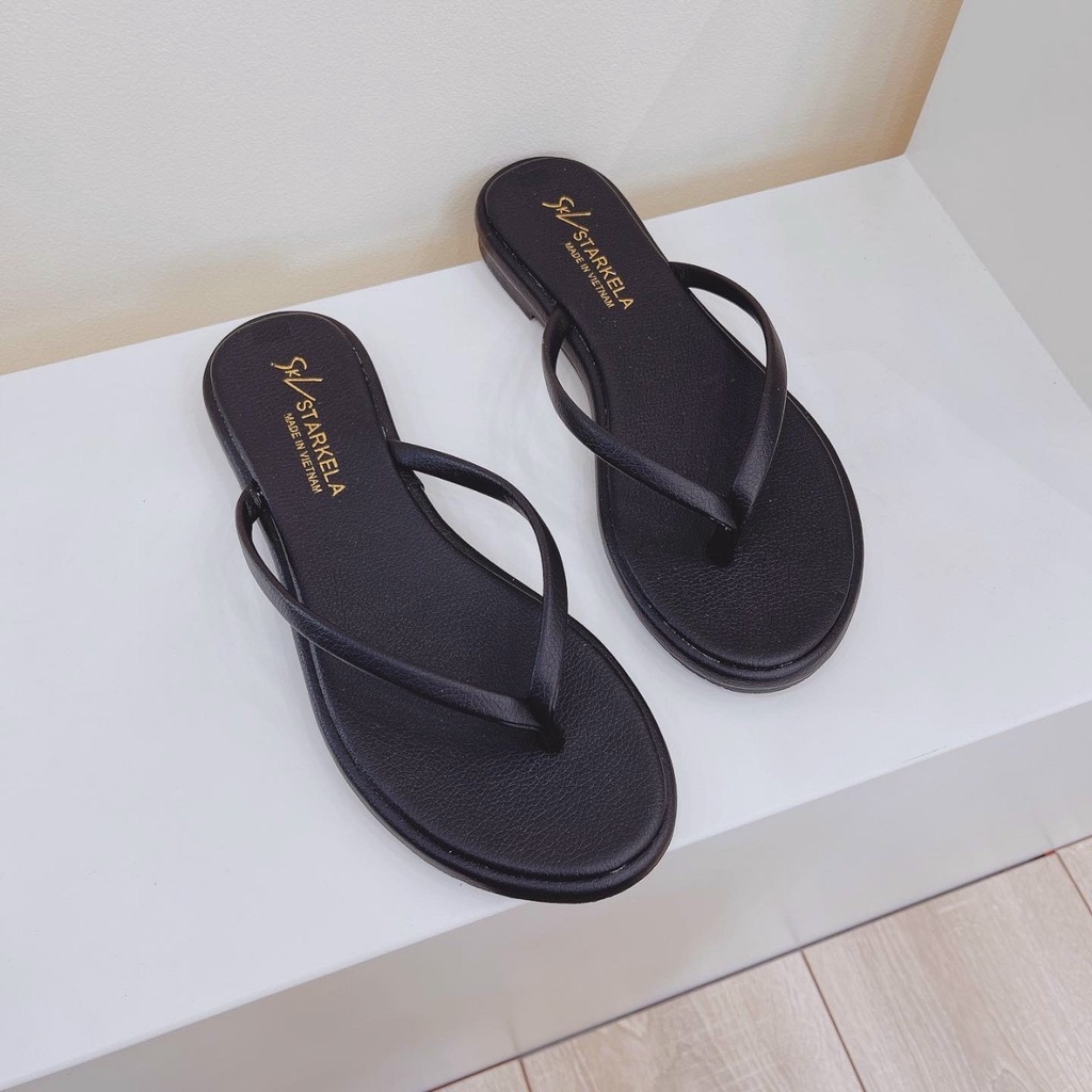 Dép kẹp màu siêu xinh đế xẹp chất da mềm mịn đi êm - Chị Chảnh Store