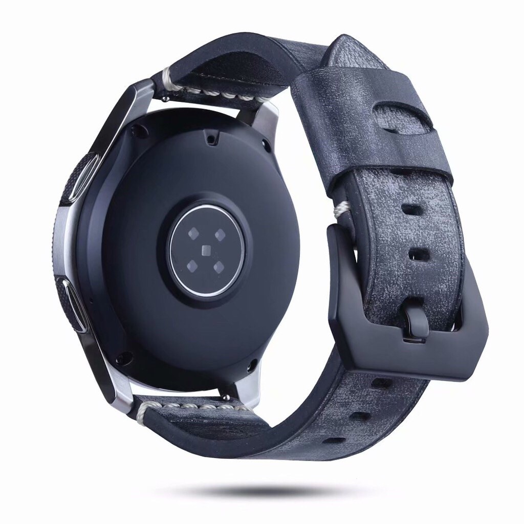 Dây đeo bằng da cho đồng hồ thông minh Samsung Gear S3 Frontier 22mm