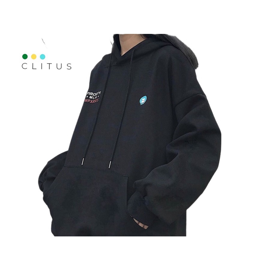 Áo HOODIE UNISEX Form Rộng Chất Nỉ Ngoại Dày Dặn - CLITUS FASHION