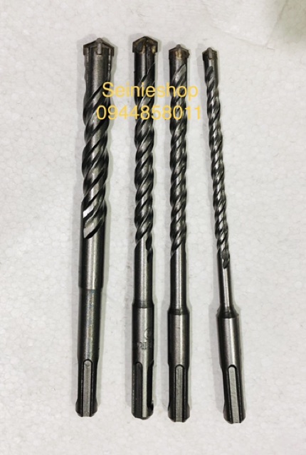 Mũi khoan bê tông chui gài sds plus 4 cạnh