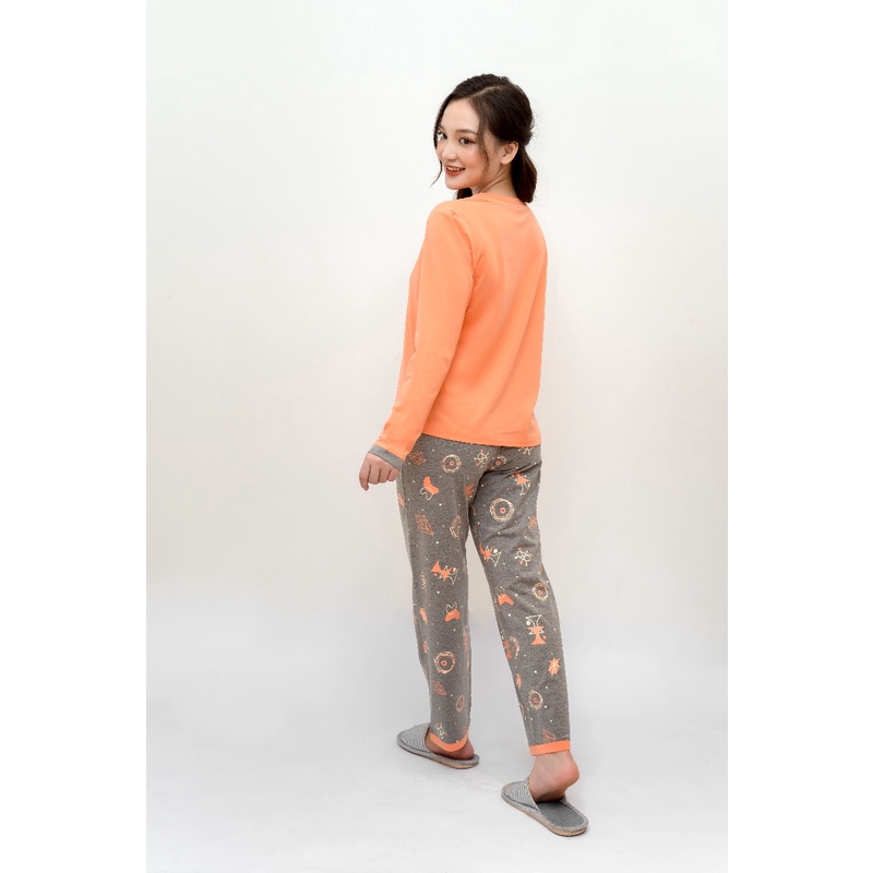 [CHÍNH HÃNG] Bộ đồ mặc nhà cotton cao cấp Winny đẹp, dễ thương - SET thu đông quần dài áo dài tay trẻ trung | BigBuy360 - bigbuy360.vn