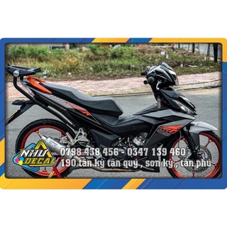 Tem Rời Winner xe xám tem phối cam đen