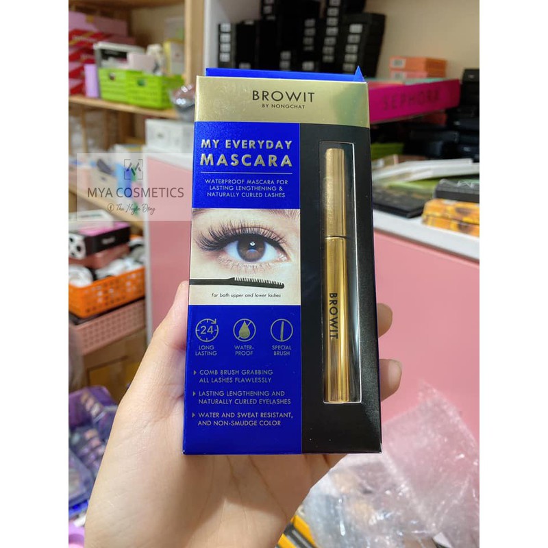 MASCARA CHỐNG NƯỚC BROWIT NONGCHAT MY EVERYDAY THÁI LAN CHÍNH HÃNG - 8978