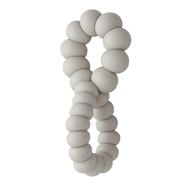 Đồ Chơi Nhai Gặm Nướu Hình Số 8 Bằng Silicon Phối Chuỗi Hạt Silicon Cấp Thực Phẩm Thời Trang Cho Bé