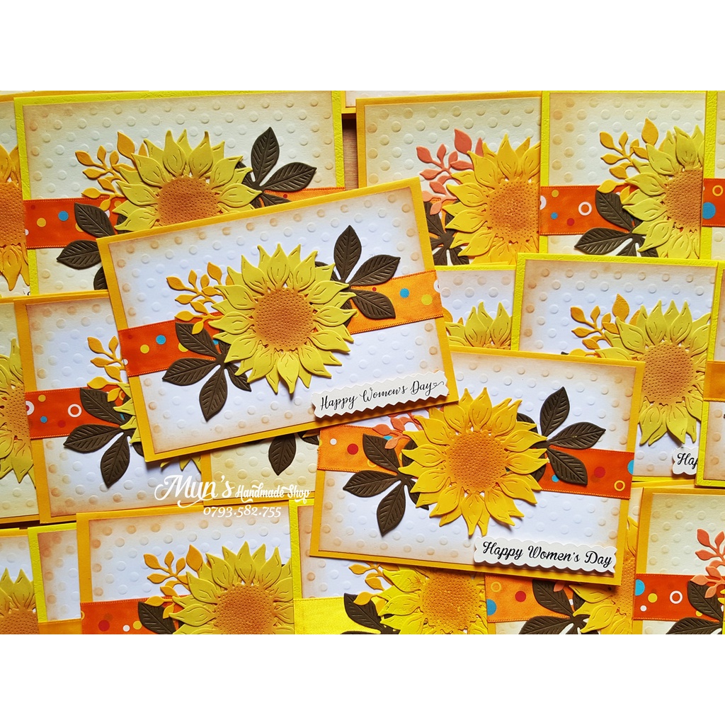 [30 MẪU] Thiệp quốc tế phụ nữ Happy Women's Day 8/3 handmade