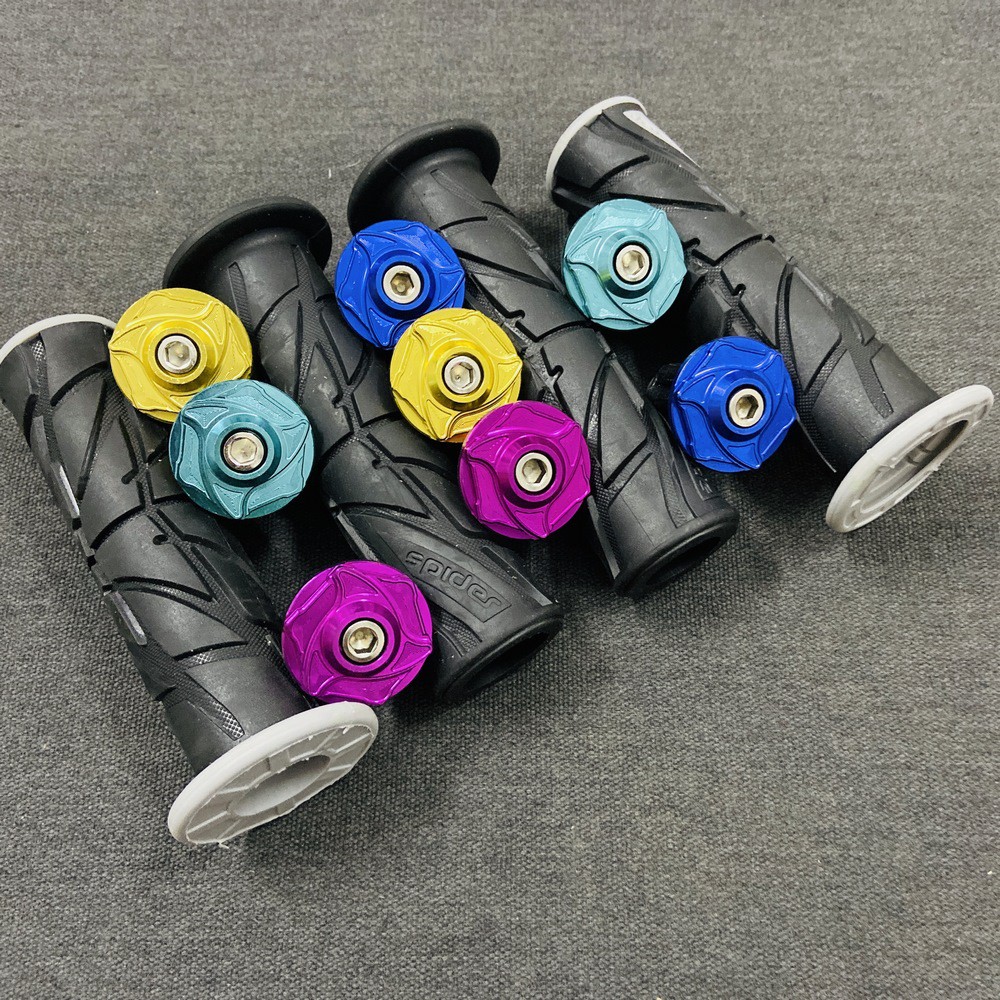 [TRANG TRÍ] COMBO bao tay lái xe máy SPIDER và gù nhôm lốc xoáy siêu độc đáo