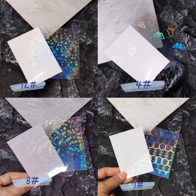 Sticker 3D Dạ Quang Dán Móng Làm Nail