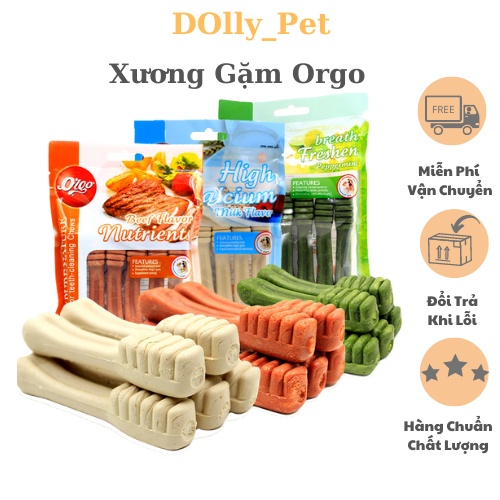 Xương gặm sạch răng thơm miệng cho chó Orgo