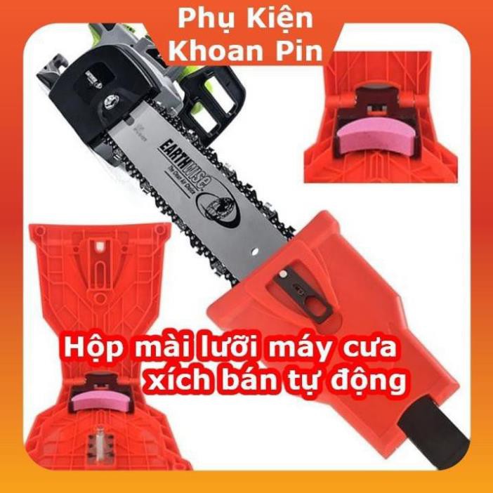 HÓT  -Hộp mài lưỡi máy cưa xích bán tự động P064