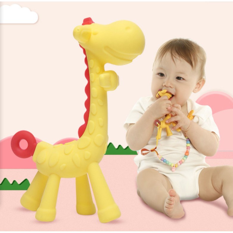 Gặm Nướu Hình Hươu Dễ Thương Kichilachi Chính Hãng - HBQ Kids