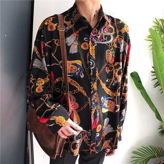 Áo sơ mi nam form rộng áo sơ mi FLANNEL sơ mi họa tiết phong cách cho nam