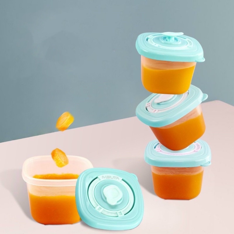 Bộ 4 khay trữ đông 120ml cao cấp misuta