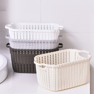 Rổ nhựa giả mây sang trọng nhiều size hàng dầy cao cấp