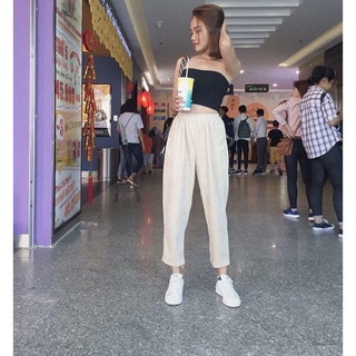 QUẦN BAGGY LƯNG THUN UNISEX