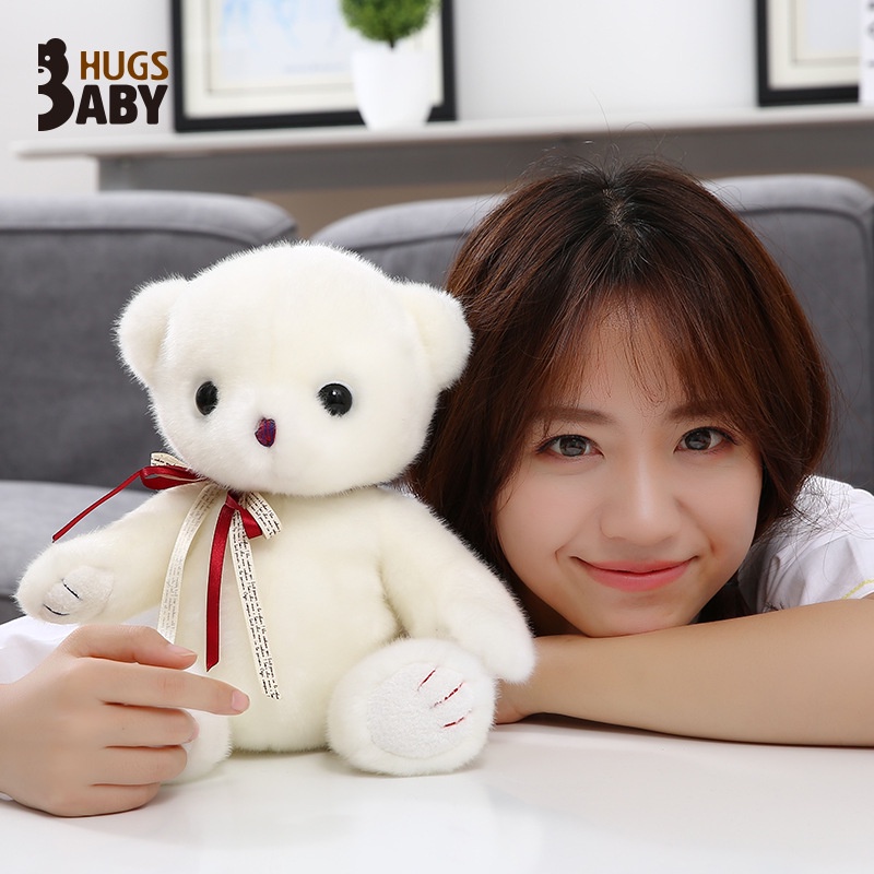 🐵🐵 Gấu bông Teddy màu trắng hai lớp dễ thương 0826