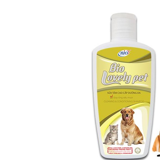 [Mã PET50K giảm Giảm 10% - Tối đa 50K đơn từ 250K] Sữa Tắm Dưỡng Da Lông Cho Chó Mèo - Bio Lovely pets 200ml