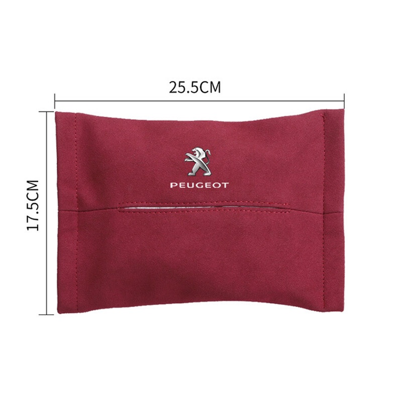 1 hộp đựng khăn giấy gắn ghế ngồi xe hơi Peugeot 307 207 407 607 4008 206 107 308 406 408 208 301 3008