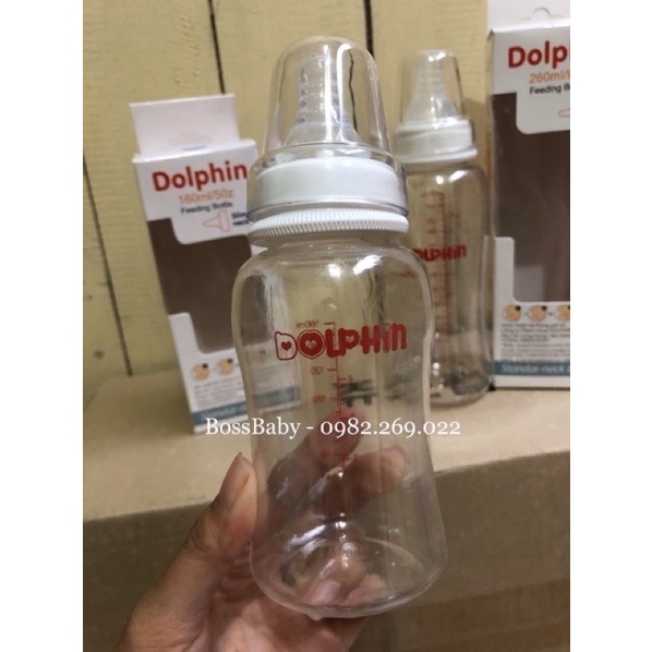 Bình sữa Streamline Dolphin 80ml/160ml/260ml