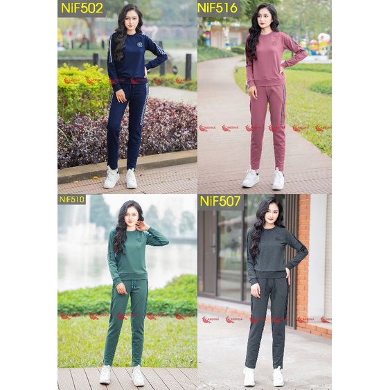 Bộ Nỉ Nữ Thu Đông Cao Cấp CARDINA