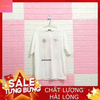 Áo thun ulzzang off white unisex hàn quốc cực cool ngầu nq.clothing