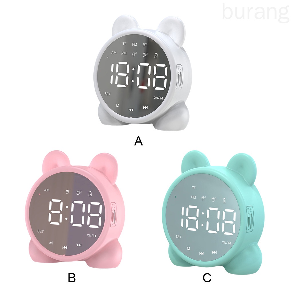 Đồng hồ báo thức có đèn LED đa năng có thể sạc lại tiện dụng