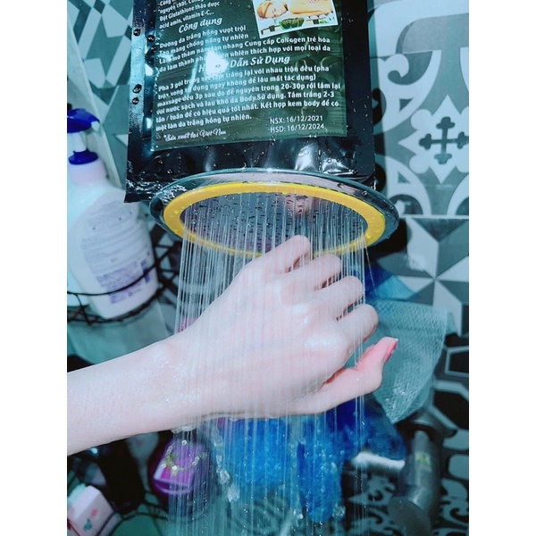 Tắm Trắng Cà Phê Bật Tone Mạnh