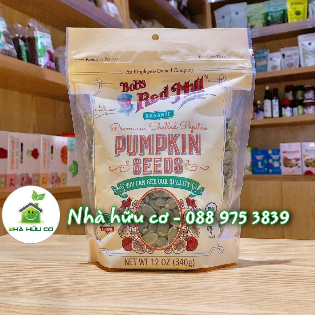 Hạt Bí Hữu Cơ BOB'S RED MILL 340g/100g - Date: 7/2023 - Nhà hữu cơ