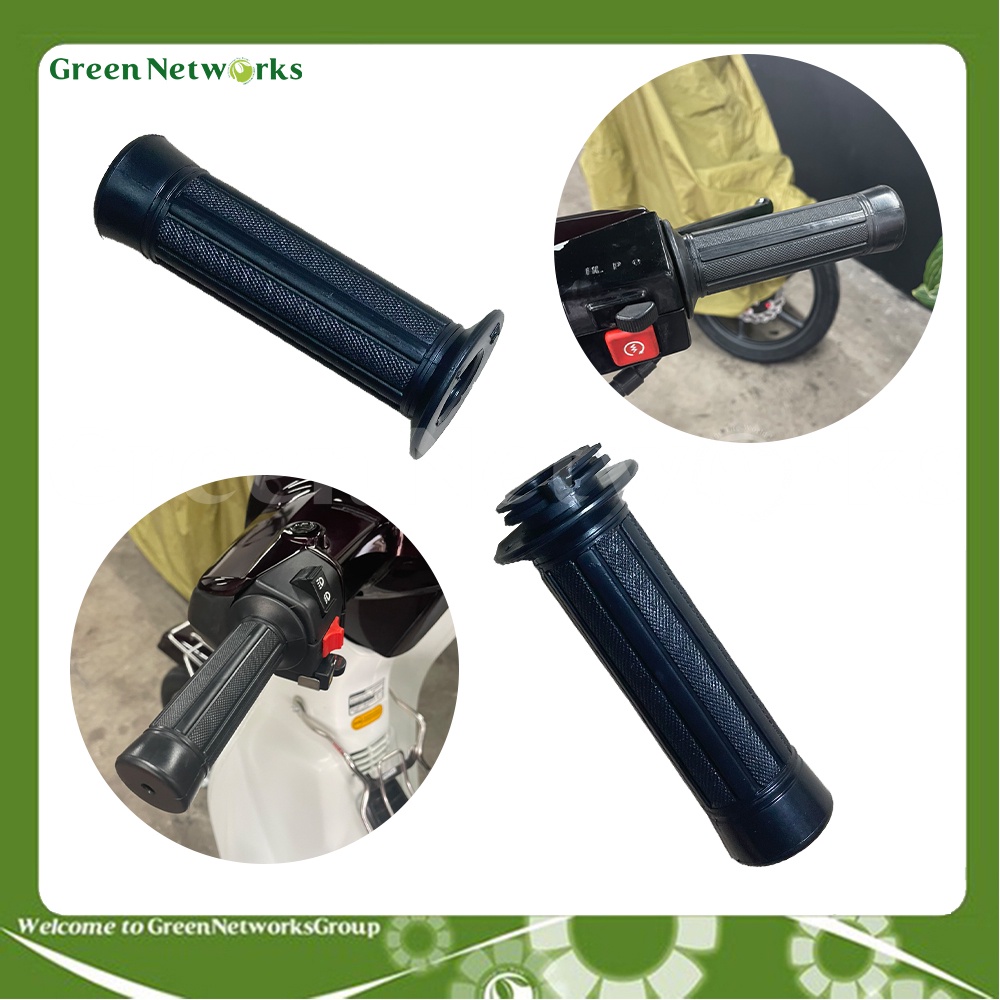 Bộ tay nắm cao su xe Dream thái, bao tay xe dream lùn đời đầu, Kiểu zin cho Dream II (1 cặp) Hàng Thái -GreenNetWorks