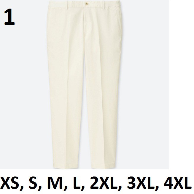 QUẦN KAKI NAM UNIQLO 625k. 98% COTTON. SALE ĐẾN 26/04