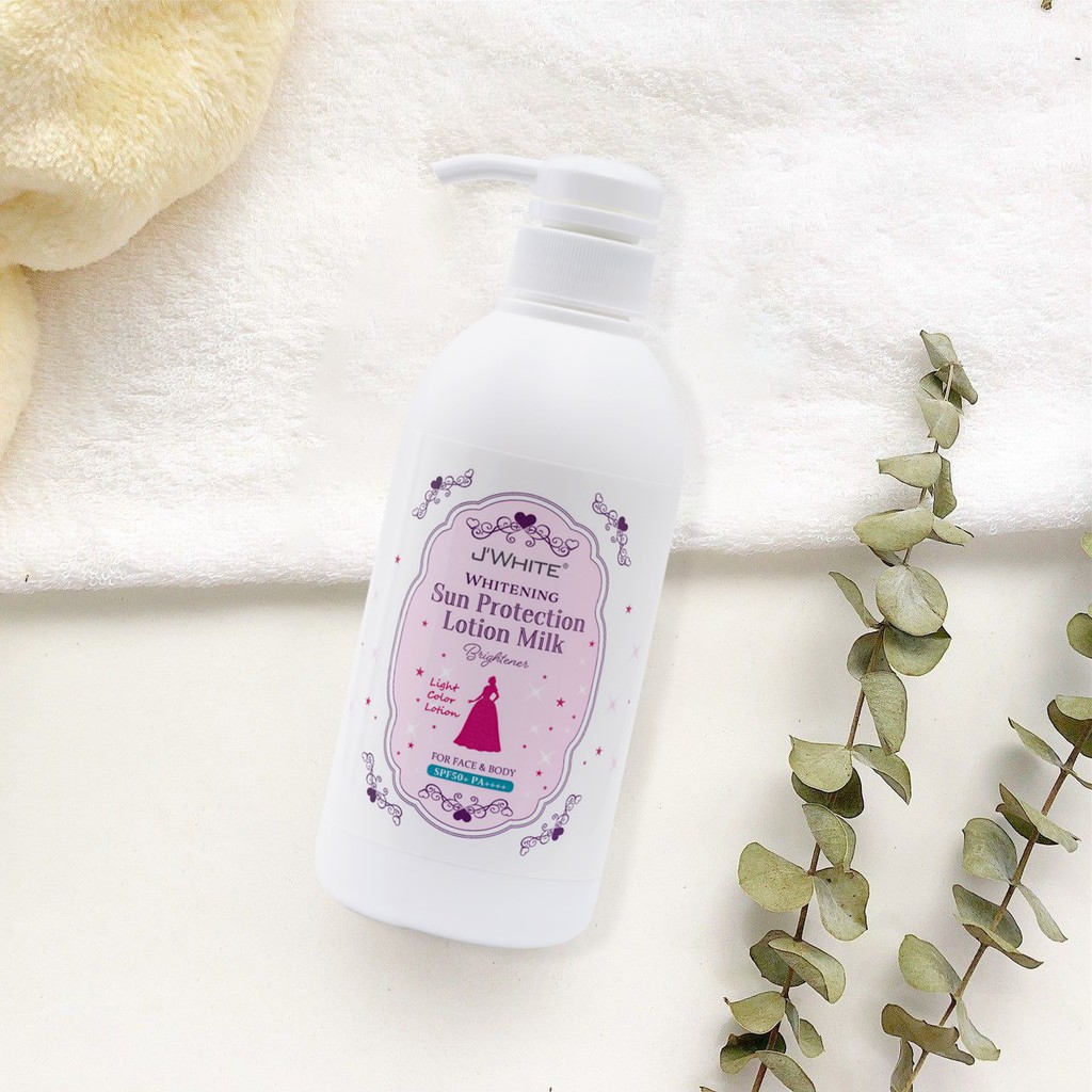Sữa Dưỡng Thể J'White Làm Sáng Da Chống Nắng 450ml