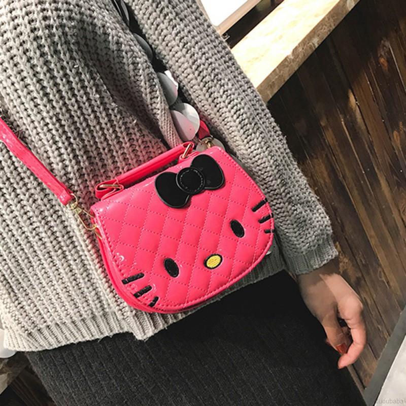 【dudubaba】Girls Fashion PU Cartoon Cute Princess Cross-body Bags