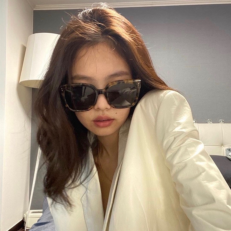 Kính Mát Gọng Vuông Oversize Phong Cách Hàn Quốc Cho Nữ