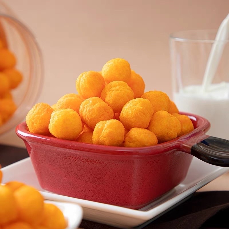Bánh snack phô mai viên Cheddar Cheese Ball No Brand 370g - Đồ ăn vặt Hàn Quốc nhập khẩu | BigBuy360 - bigbuy360.vn