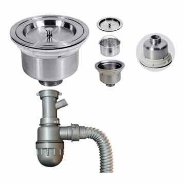 Bộ xi phông đơn chậu rửa chén 1 hộc Bộ xã chậu