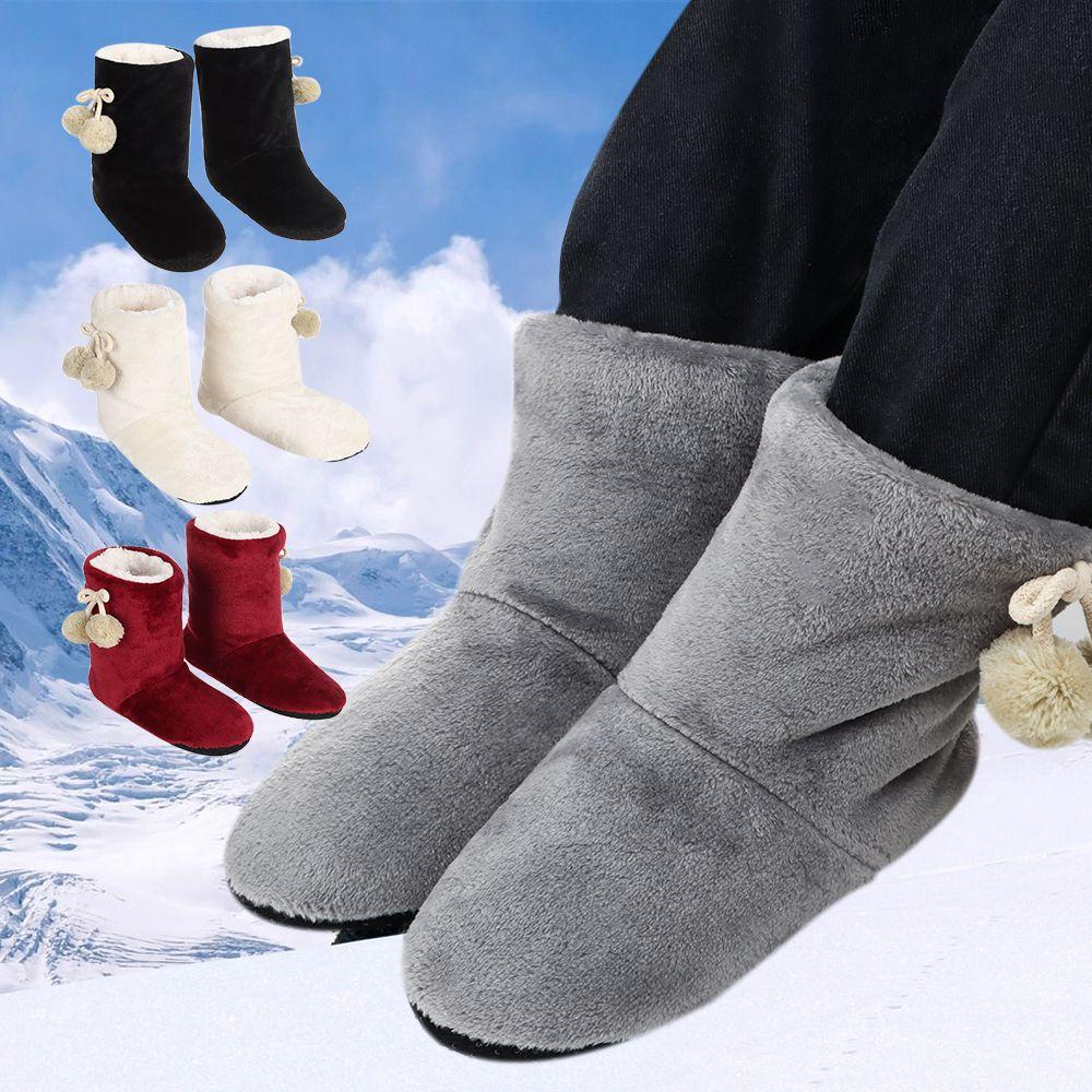 Giày Bốt Cổ Cao Lót Lông Cừu San Hô Dày Dặn Thời Trang Cho Nữ
