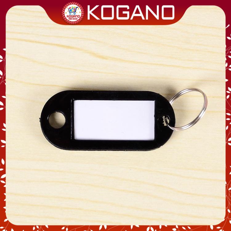 Móc khóa EDC KOGANO móc chìa khóa ghi chú, ghi tên, đánh dấu chìa khóa, vali, balo nhiều màu tiện dụng HG-001115